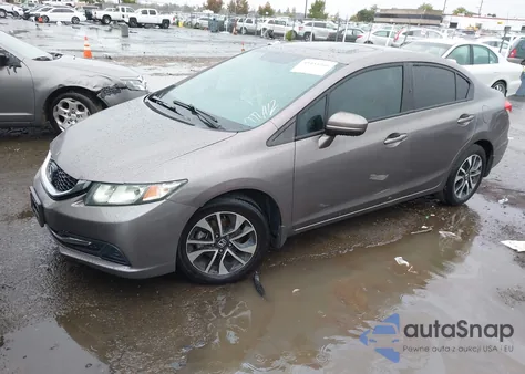 2014 Honda Civic Ex из США, поврежденный, VIN 19XFB2F81EE264100